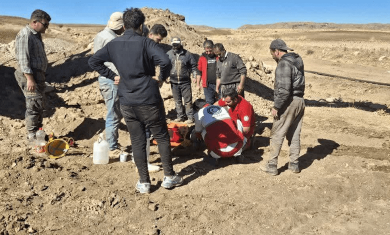 مصدومیت کارگر معدن بر اثر ریزش آوار در تکاب